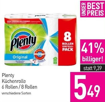 Sutterlüty Plenty Küchenrolle 6 Rollen / 8 Rollen Angebot