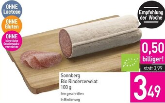 Sutterlüty Sonnberg Bio Rindercervelat 100 g Angebot
