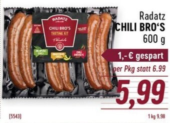 Radatz Radatz Chili Bro's 600 g Angebot