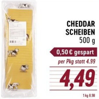 Radatz Cheddar Scheiben 500 g Angebot