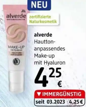 dm alverde Hautton-anpassendes Make-up mit Hyaluron Angebot