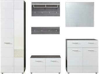 Möbelix Garderobe line weiß b: 250 cm Angebot