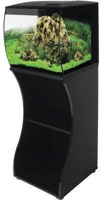 Hornbach Aquariumkombination fluval flex 57 l mit led-beleuchtung, filtersystem, infrarot-fernbedienung und unterschrank schwarz Angebot