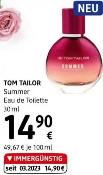 dm Tom Tailor Summer Eau de Toilette 30 ml Angebot