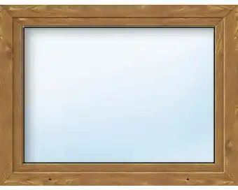 Hornbach Kunststofffenster aron basic weiß/golden oak 750x550 mm din links Angebot