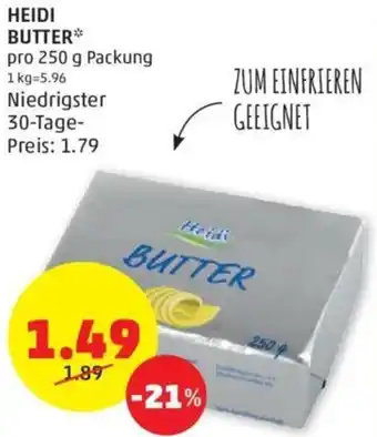 PENNY Heidi Butter 250 g Angebot