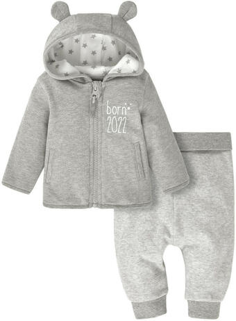 Ernsting's family Newborn sweatjacke und jogginghose born 2022 Angebot