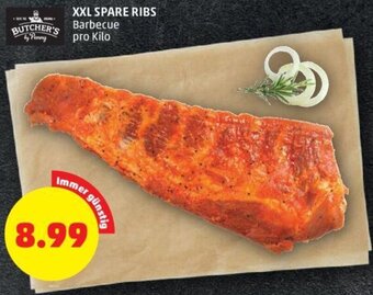 PENNY XXL Spare Ribs Barbecue pro kilo Angebot