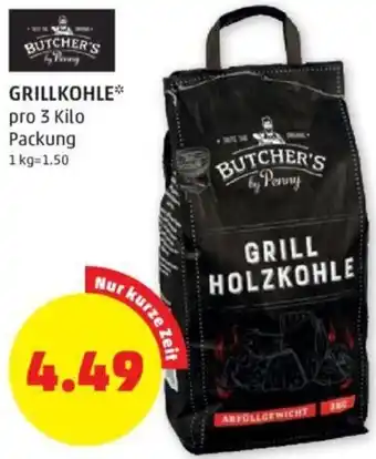 PENNY Grillkohle 3 kilo Angebot