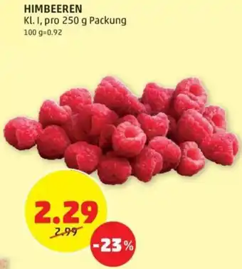 PENNY Himbeeren 250 g Angebot