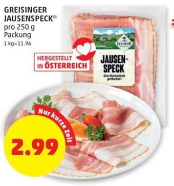 PENNY Greisinger Jausenspeck 250 g Angebot