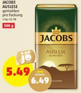 PENNY Jacobs Auslese 500 g Angebot