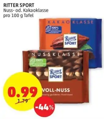 PENNY Ritter Sport 100 g Angebot