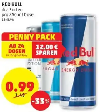 PENNY Red Bull 250 ml Angebot
