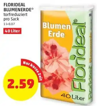 PENNY Florideal Blumenerde 40 Liter Angebot