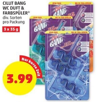 PENNY Cillit Bang WC Duft & Farbspüler 3 x 35 g Angebot