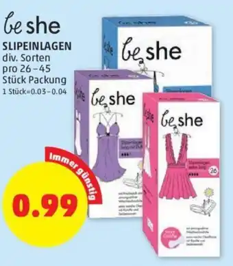 PENNY be she Slipeinlagen 26-45 Stk. Angebot