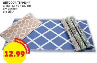 PENNY Outdoor-Teppich ca. 90 x 180 cm Angebot