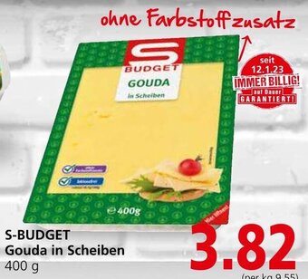 Spar S-Budget Gouda in Scheiben 400 g Angebot