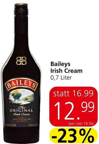 Spar Baileys Irish Cream 0,7 Liter Angebot