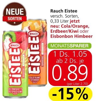Spar Rauch Eistee 0,33 Liter Angebot