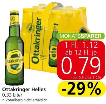 Spar Ottakringer Helles 0,33 Liter Angebot