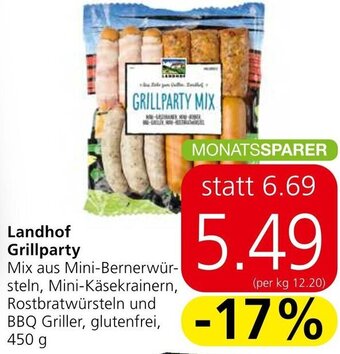 Spar Landhof Grillparty 450 g Angebot