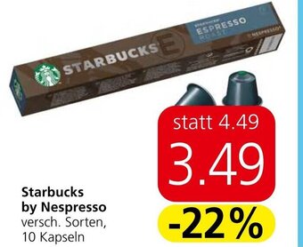 Spar Starbucks by Nespresso 10 Kapseln Angebot