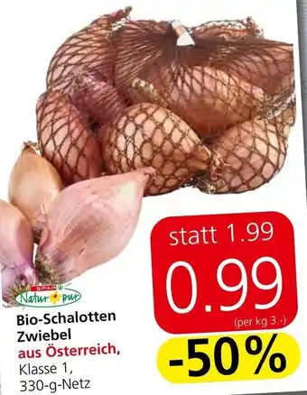 Spar Bio-Schalotten Zwiebel 330 g Angebot