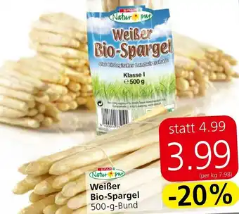 Spar Weißer Bio-Spargel 500 g Angebot