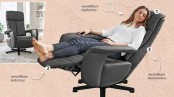 Polstermöbel Fischer Relaxsessel leder Angebot