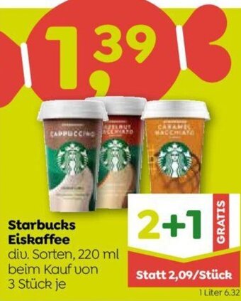 ADEG Starbucks Eiskaffee 220 ml Angebot