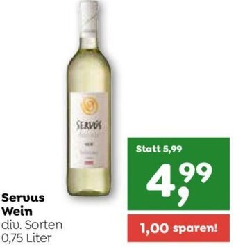 ADEG Servus Wein 0,75 Liter Angebot