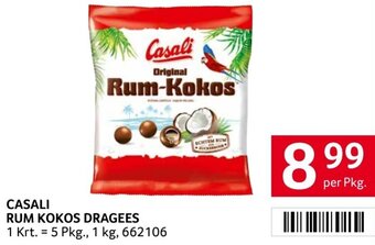 Transgourmet Casali Rum Kokos Dragees per Pkg Angebot