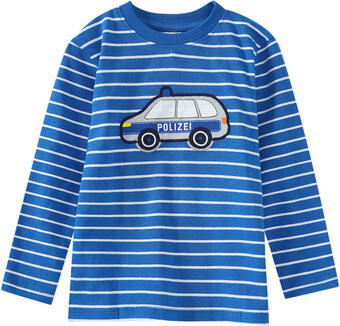 Ernsting's family Kinder langarmshirt mit polizei-applikation Angebot