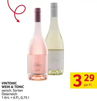 Transgourmet Vintonic Wein & Tonic per Fl. Angebot
