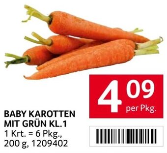 Transgourmet Baby Karotten Mit Grün Kl.1 per Pkg Angebot