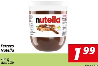 Strasser Markt Ferrero Nutella 200 g Angebot