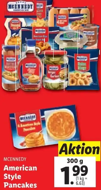 Lidl MCennedy American Style Pancakes 300 g Angebot