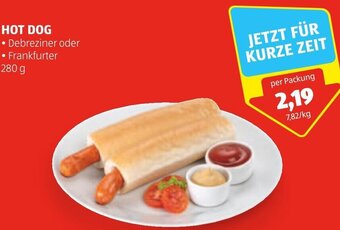 Hofer Hot Dog 280 g Angebot