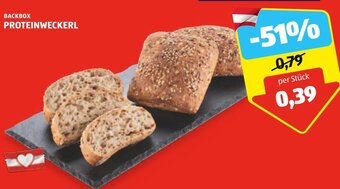 Hofer Backbox Proteinweckerl Angebot