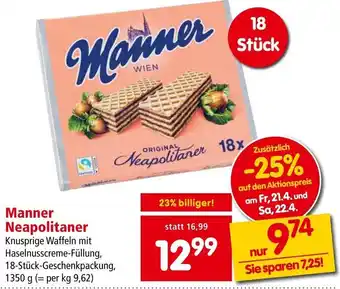 Interspar Manner Neapolitaner 1350 g Angebot