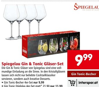 Interspar Spiegelau Gin & Tonic Gläser-Set Angebot