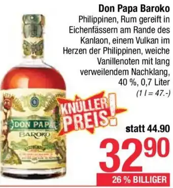 Maximarkt Don Papa Baroko 0,7 Liter Angebot