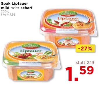 Unimarkt Spak Liptauer Mild oder Scharf 200 g Angebot