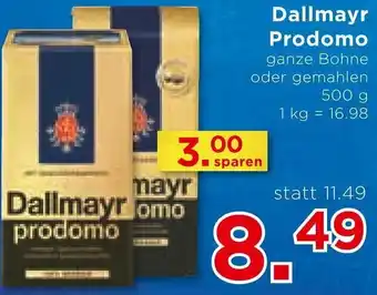 Unimarkt Dallmayr Prodomo 500 g Angebot