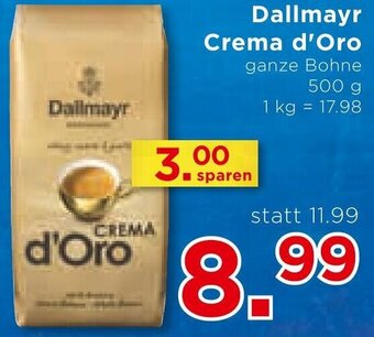 Unimarkt Dallmayr Crema d'Oro 500 g Angebot