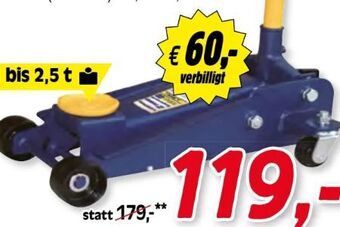 Zgonc Rangierwagenheber Angebot
