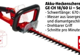 Bauhaus Akku-heckenschere ge-ch 18-60 li solo Angebot
