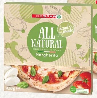 Spar All natural margherita pizza Angebot